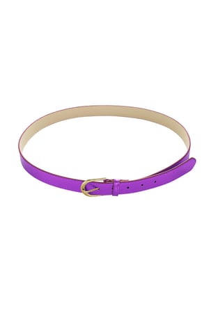 Belt metallic Lavender PU 100 h5 